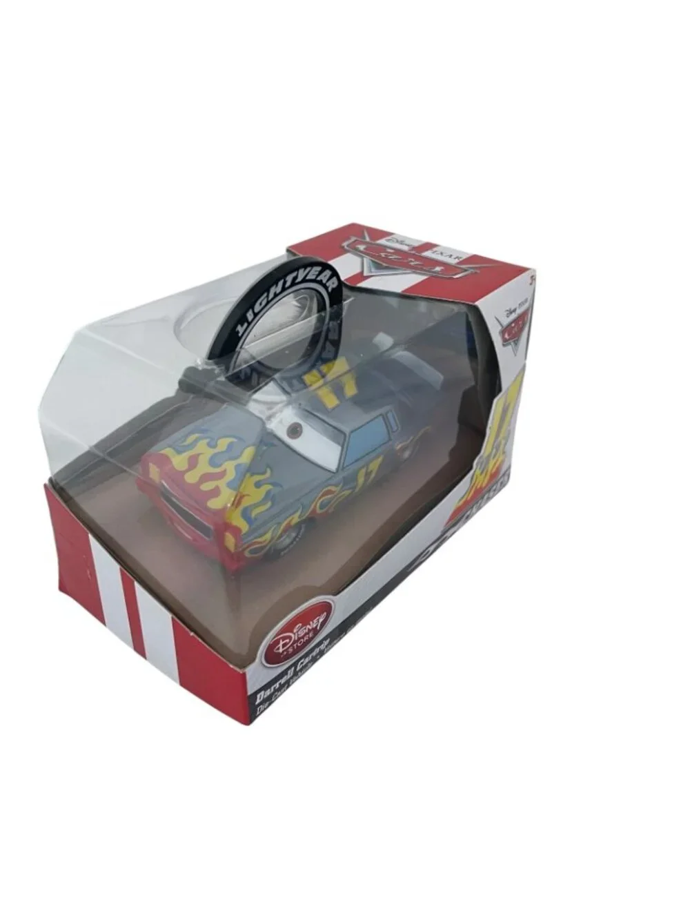 Disney Store Pixar Cars Darrell Cartrip Die-Cast Vehicle Car Chaser